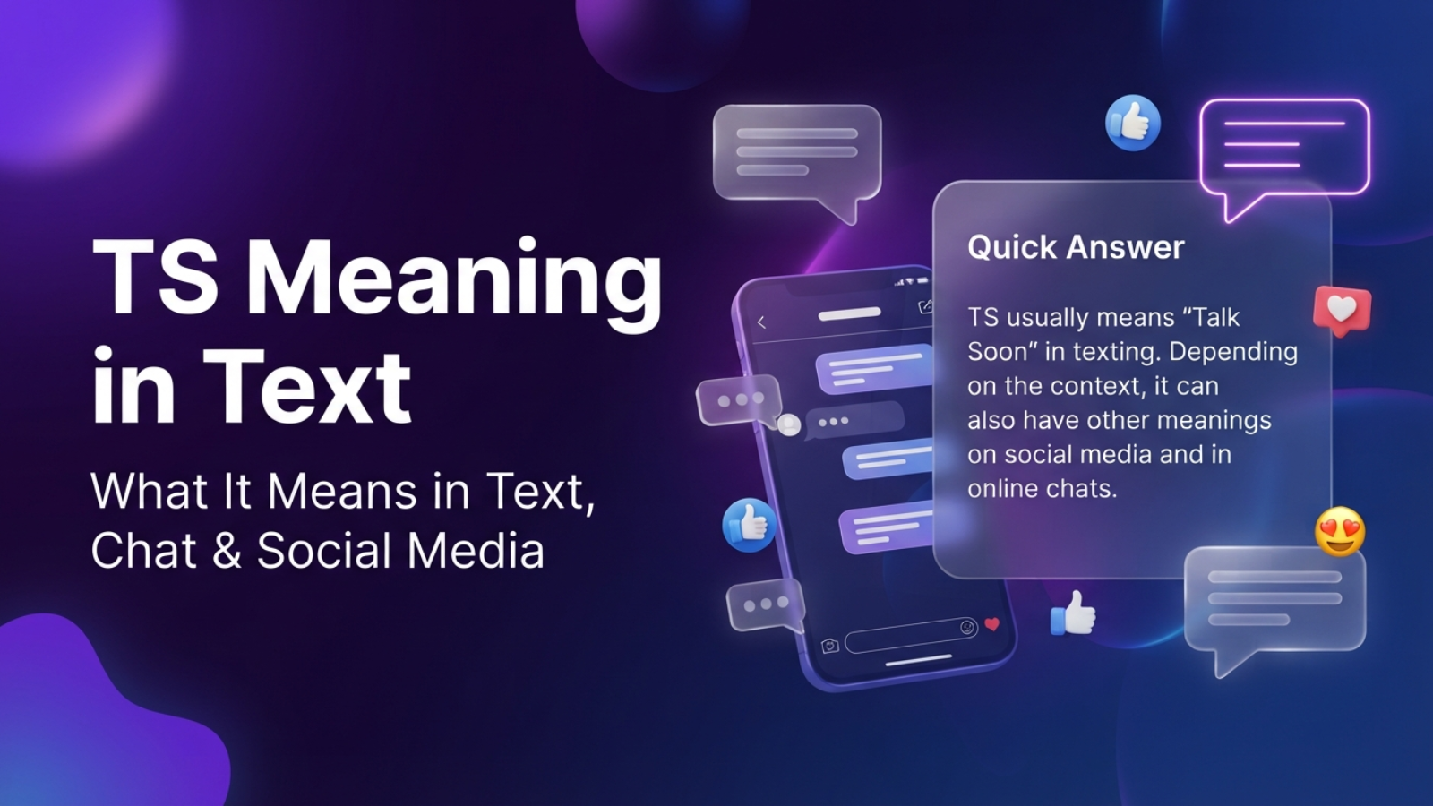 TS Meaning in Text