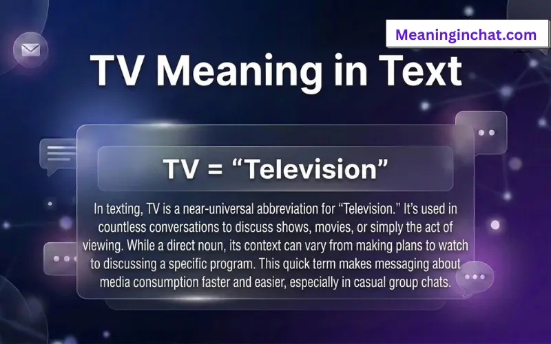 TV Meaning in Text