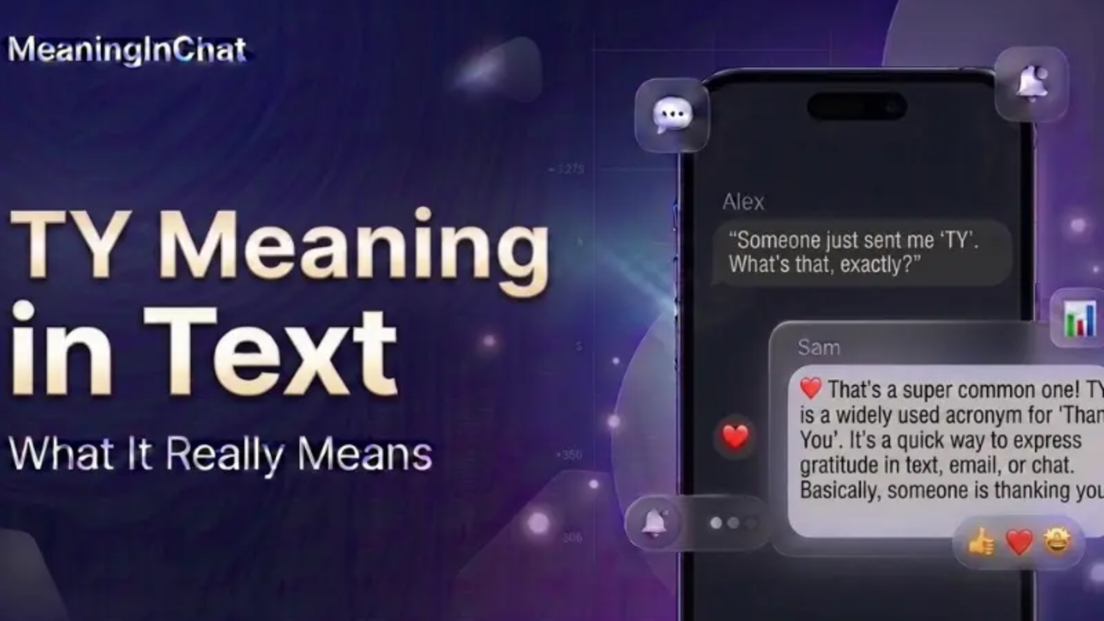 TY Meaning in Text