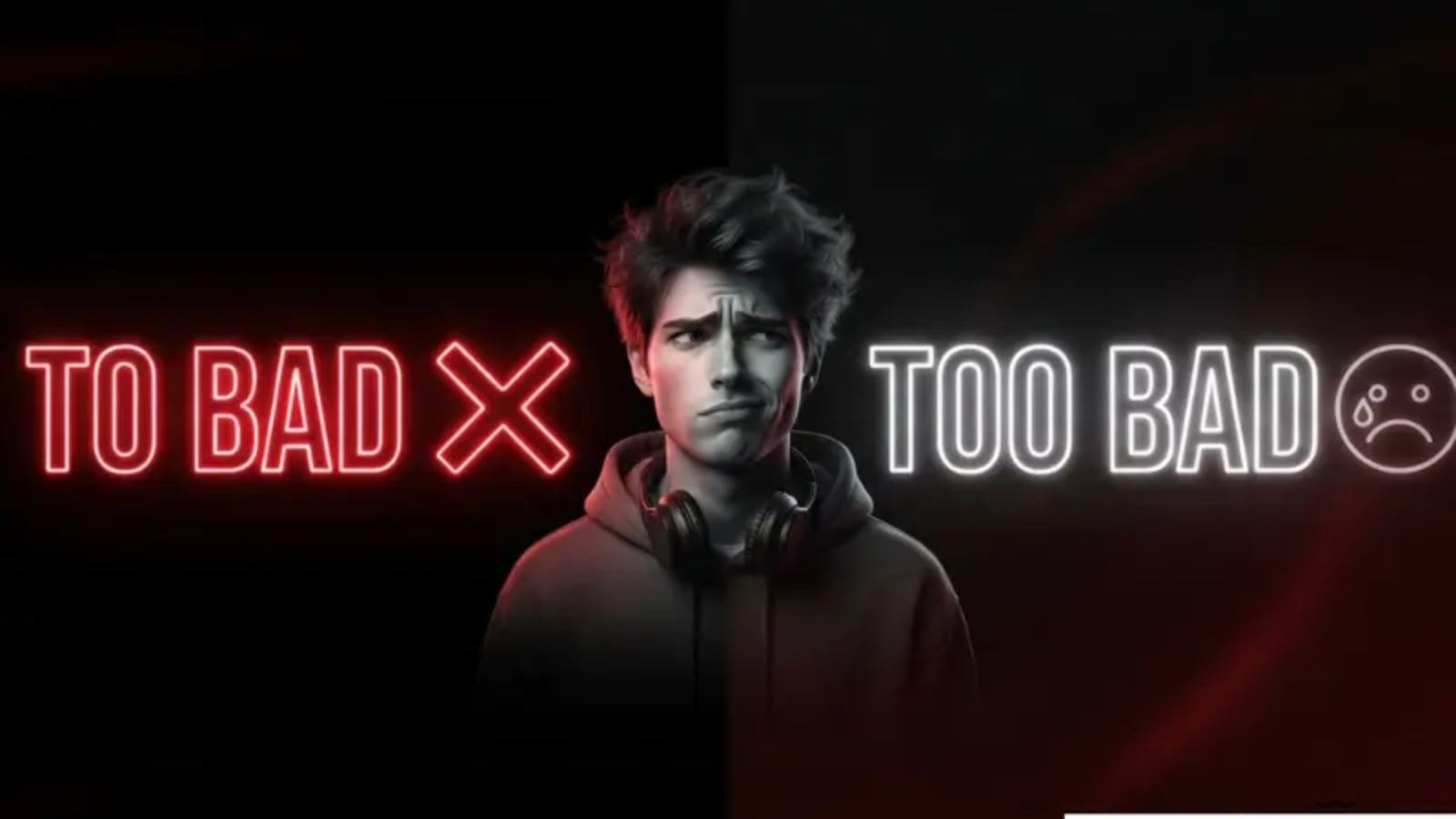 To Bad vs Too Bad