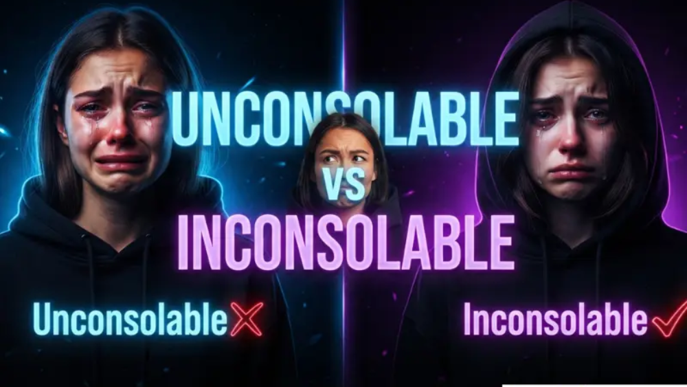 Unconsolable vs Inconsolable