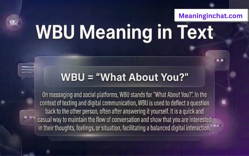 WBU Meaning in Text