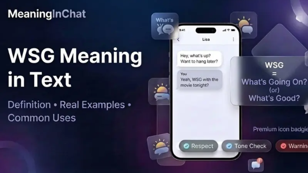WSG Meaning in Text