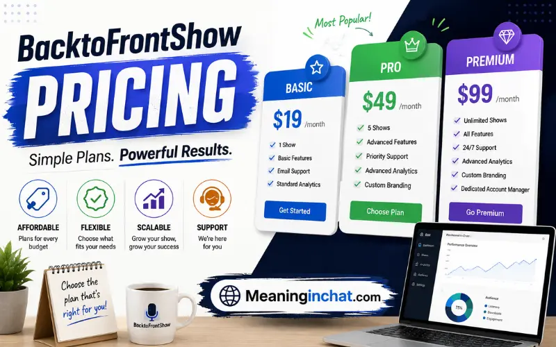 BacktoFrontShow Pricing
