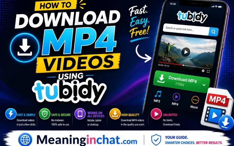How to Download MP4 Videos Using Tubidy