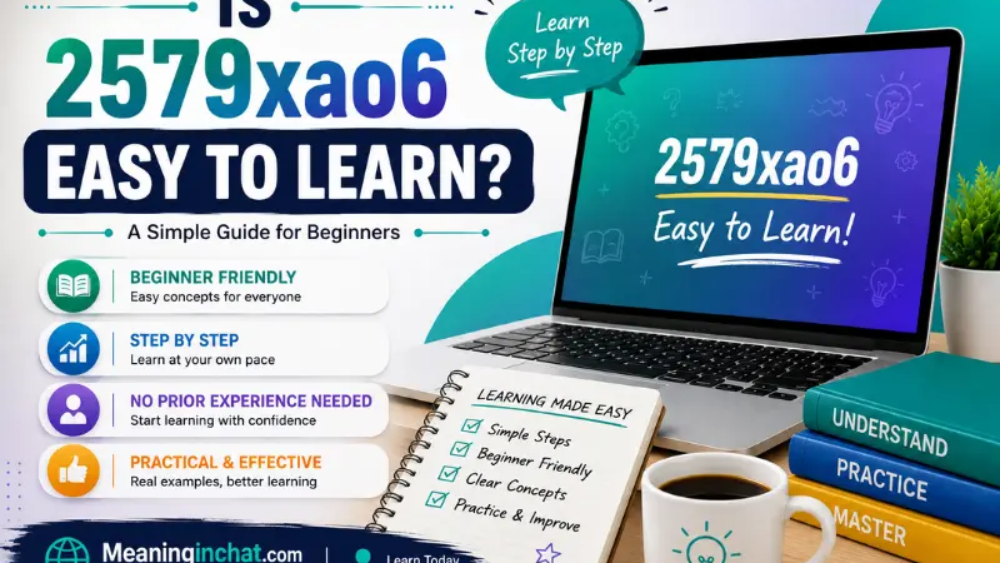 Is 2579xao6 Easy to Learn