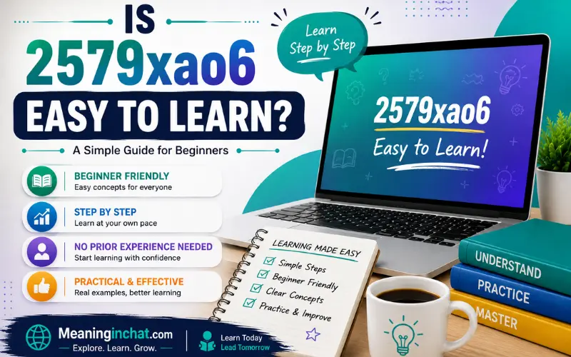 Is 2579xao6 Easy to Learn