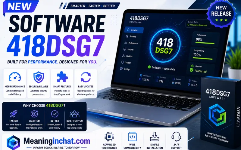 New Software 418DSG7