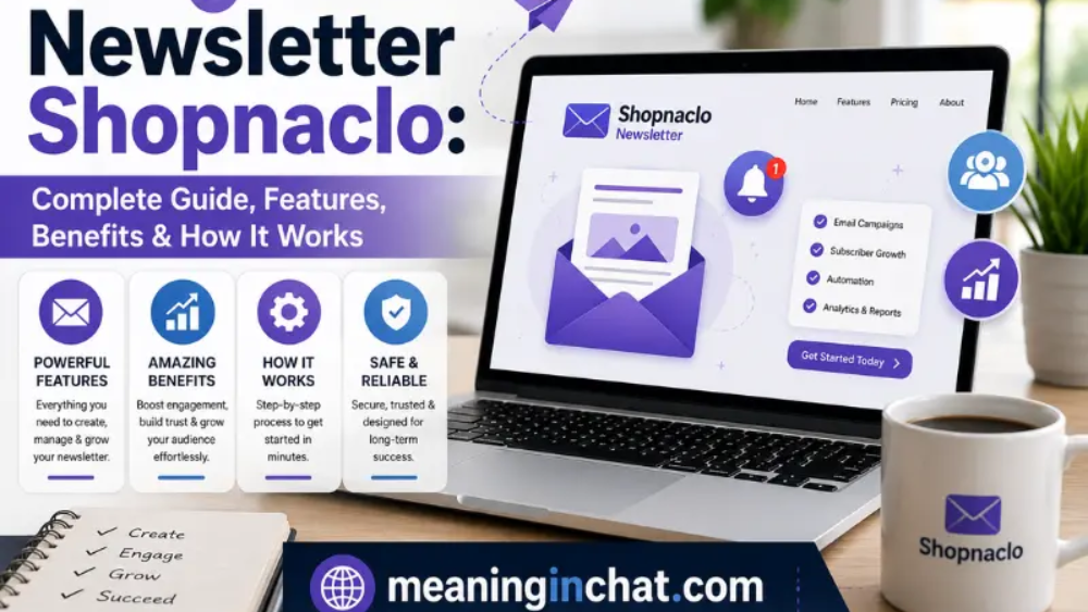 Newsletter Shopnaclo