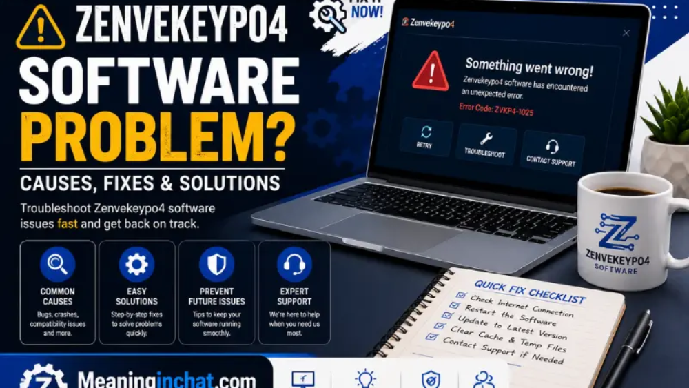 Zenvekeypo4 Software Problem