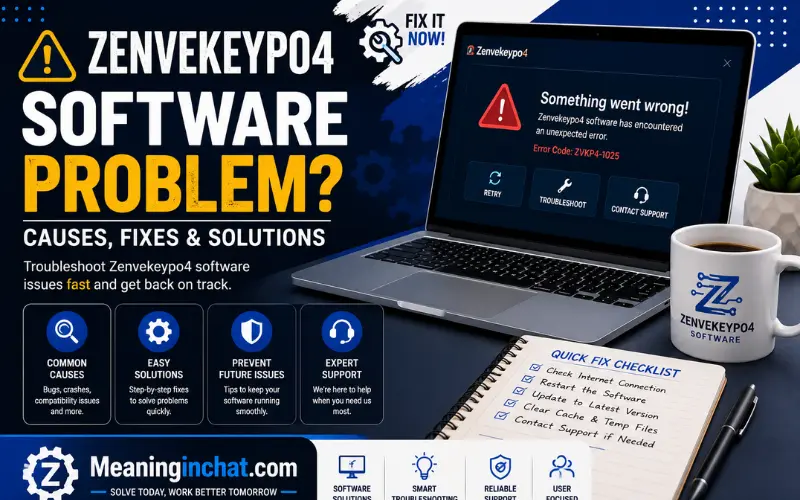 Zenvekeypo4 Software Problem