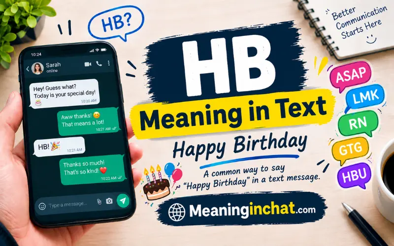 HB Meaning in Text