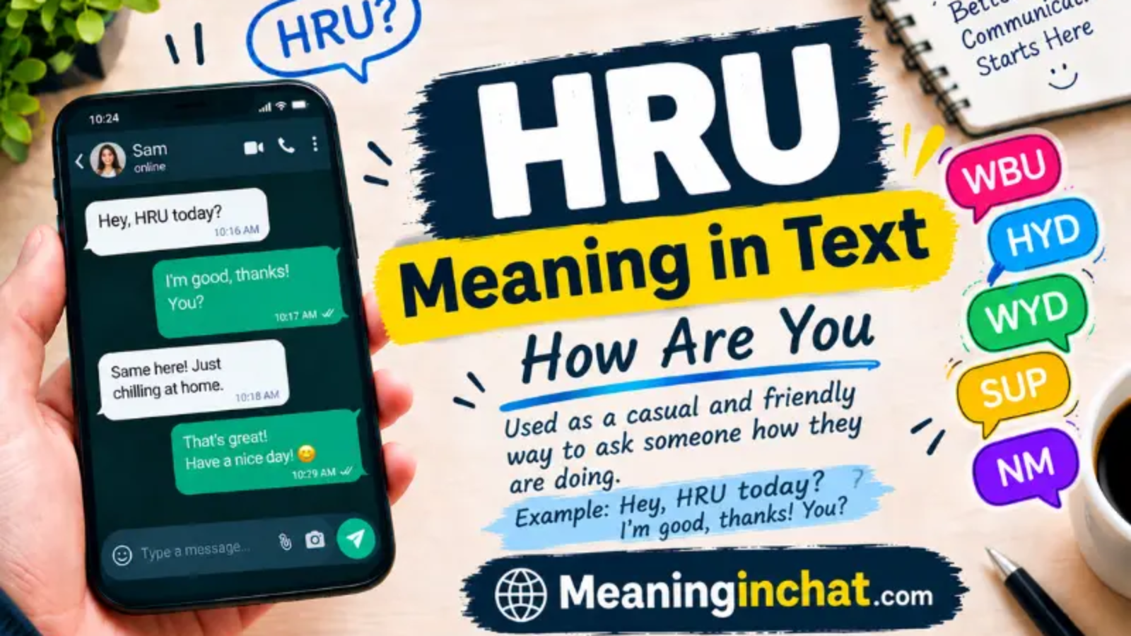 HRU Meaning in Text